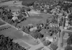 Flygfoto över Leksand 1956.