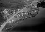 Flygfoto över Landforsen, Håksberg, Ludvika 1958.