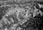 Flygfoto över Magnetområdet, Ludvika 1958.