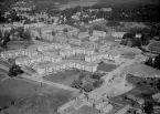 Flygfoto över Marnäsområdet, Ludvika 1958.