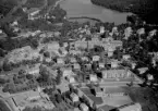 Flygfoto över Ludvika 1958.