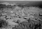 Flygfoto över Landbobyn, Gävunda, Mora 1962.