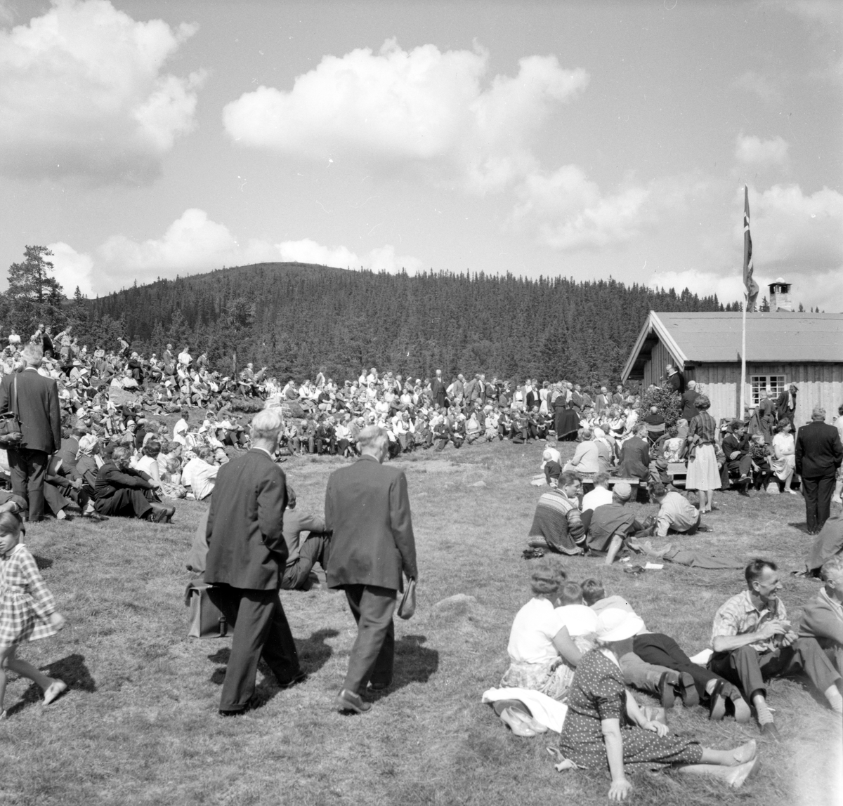 Bildet viser 20 bilder fra åpningen av Skirvedalsveien

Fotosamling etter Øystein O. Jonsjords (1895-1968), Tinn.