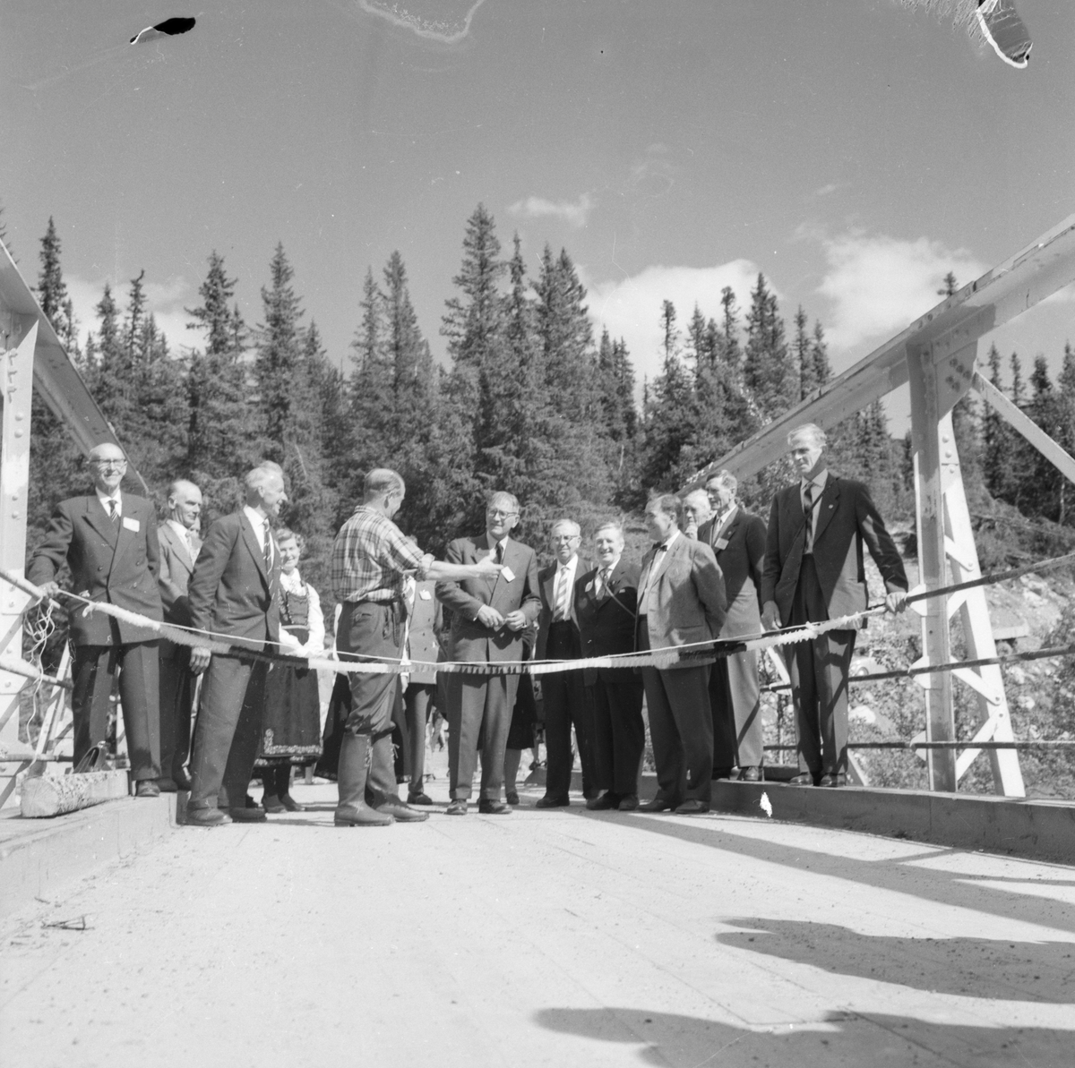 Bildet viser 20 bilder fra åpningen av Skirvedalsveien

Fotosamling etter Øystein O. Jonsjords (1895-1968), Tinn.