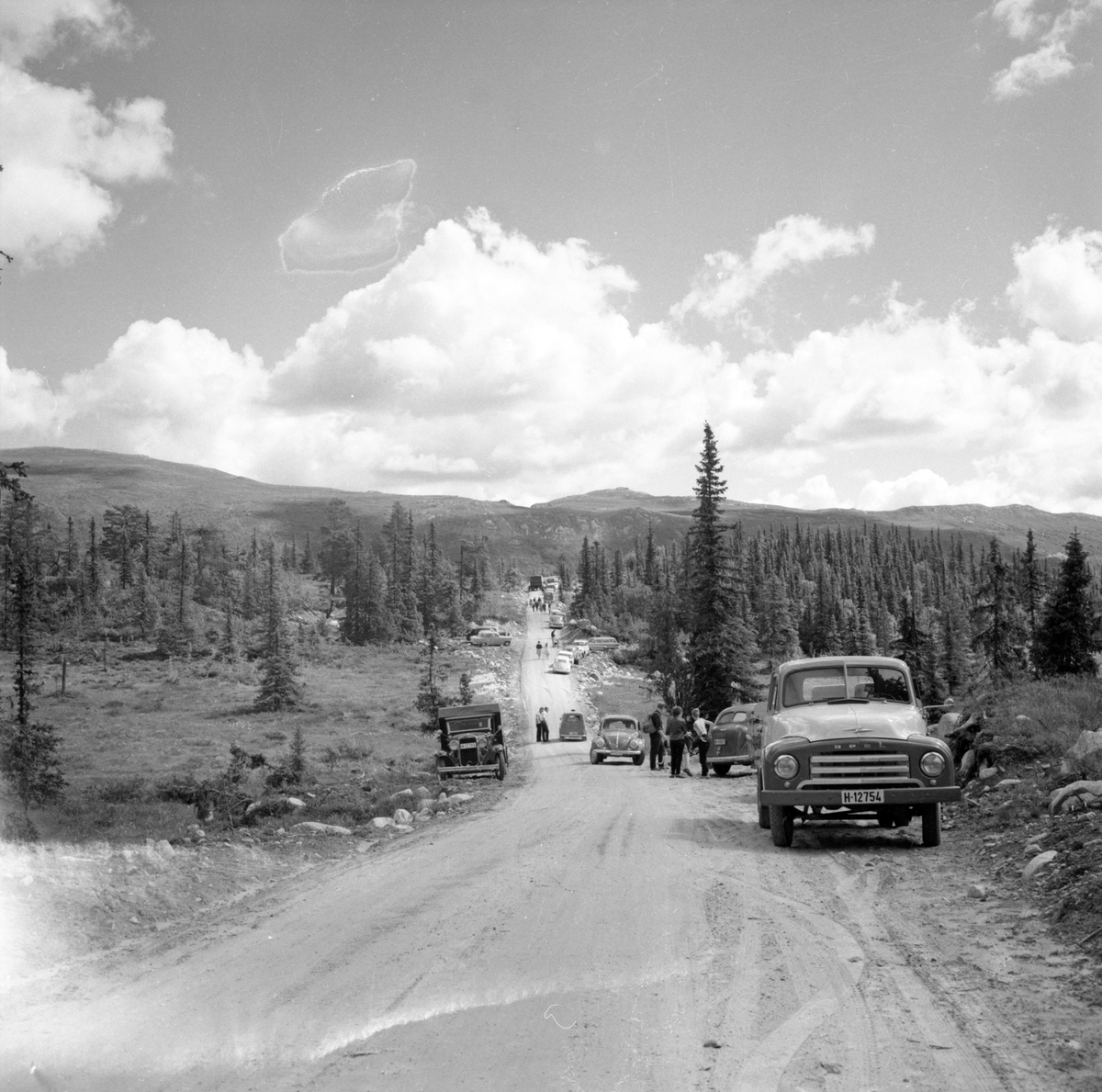 Bildet viser 20 bilder fra åpningen av Skirvedalsveien

Fotosamling etter Øystein O. Jonsjords (1895-1968), Tinn.