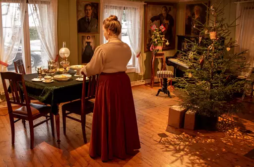 Besøk en julestue anno 1910