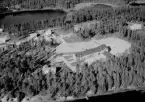 Flygfoto över Furudal, Rättvik 1956.