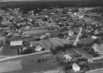 Flygfoto över Färnäs, Mora 1960.