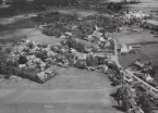 Flygfoto över Fors, år 1950.