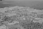 Flygfoto över Garsås, Mora kommun, år 1950.