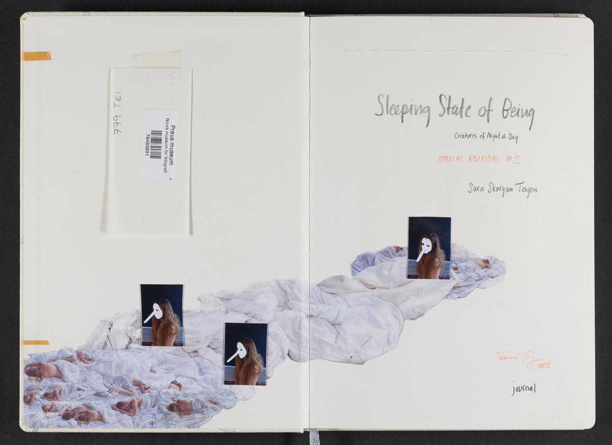 Kunstbok produsert av kunstner Sara Skorgan Teigen. Boken er håndskrevet og med innlimte fotografier, blyanttegninger, originale postivfotografier, silketrykk og tekstiltrykk. Førsteutgave kom ut i et opplag på 750 eksemplarer, og 10 eksemplarer kom i et begrenset opplag med originale verk, hvorav dette er # 2/10.