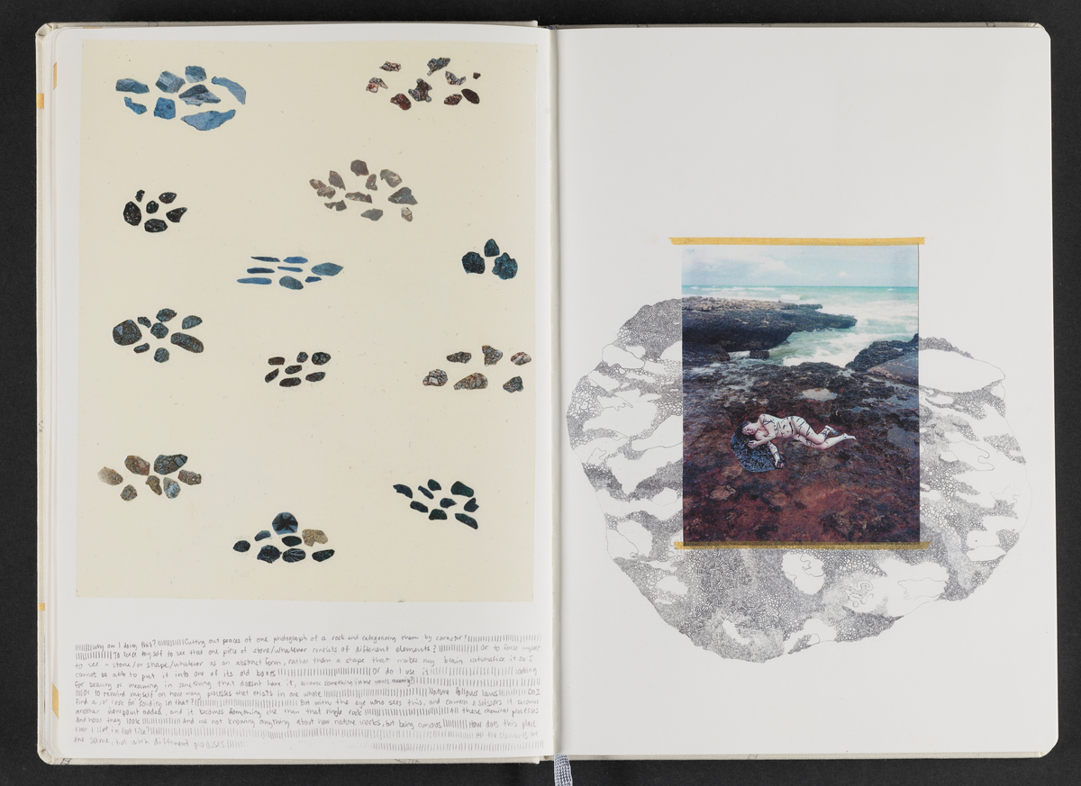 Kunstbok produsert av kunstner Sara Skorgan Teigen. Boken er håndskrevet og med innlimte fotografier, blyanttegninger, originale postivfotografier, silketrykk og tekstiltrykk. Førsteutgave kom ut i et opplag på 750 eksemplarer, og 10 eksemplarer kom i et begrenset opplag med originale verk, hvorav dette er # 2/10.