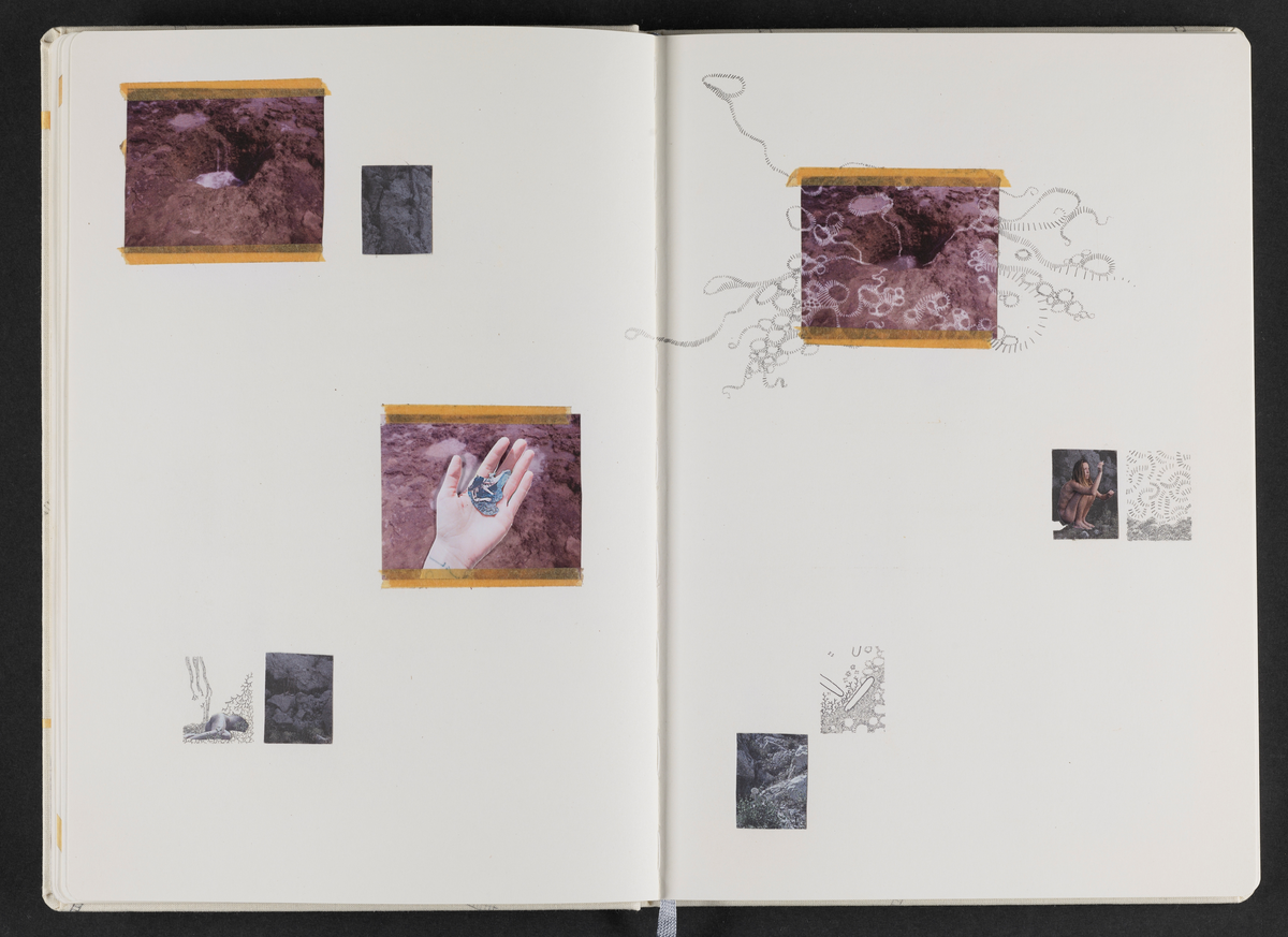 Kunstbok produsert av kunstner Sara Skorgan Teigen. Boken er håndskrevet og med innlimte fotografier, blyanttegninger, originale postivfotografier, silketrykk og tekstiltrykk. Førsteutgave kom ut i et opplag på 750 eksemplarer, og 10 eksemplarer kom i et begrenset opplag med originale verk, hvorav dette er # 2/10.