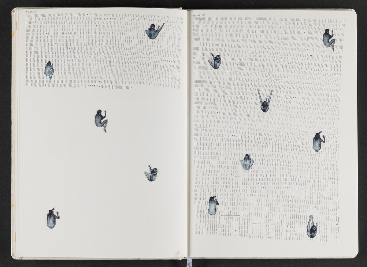 Kunstbok produsert av kunstner Sara Skorgan Teigen. Boken er håndskrevet og med innlimte fotografier, blyanttegninger, originale postivfotografier, silketrykk og tekstiltrykk. Førsteutgave kom ut i et opplag på 750 eksemplarer, og 10 eksemplarer kom i et begrenset opplag med originale verk, hvorav dette er # 2/10.