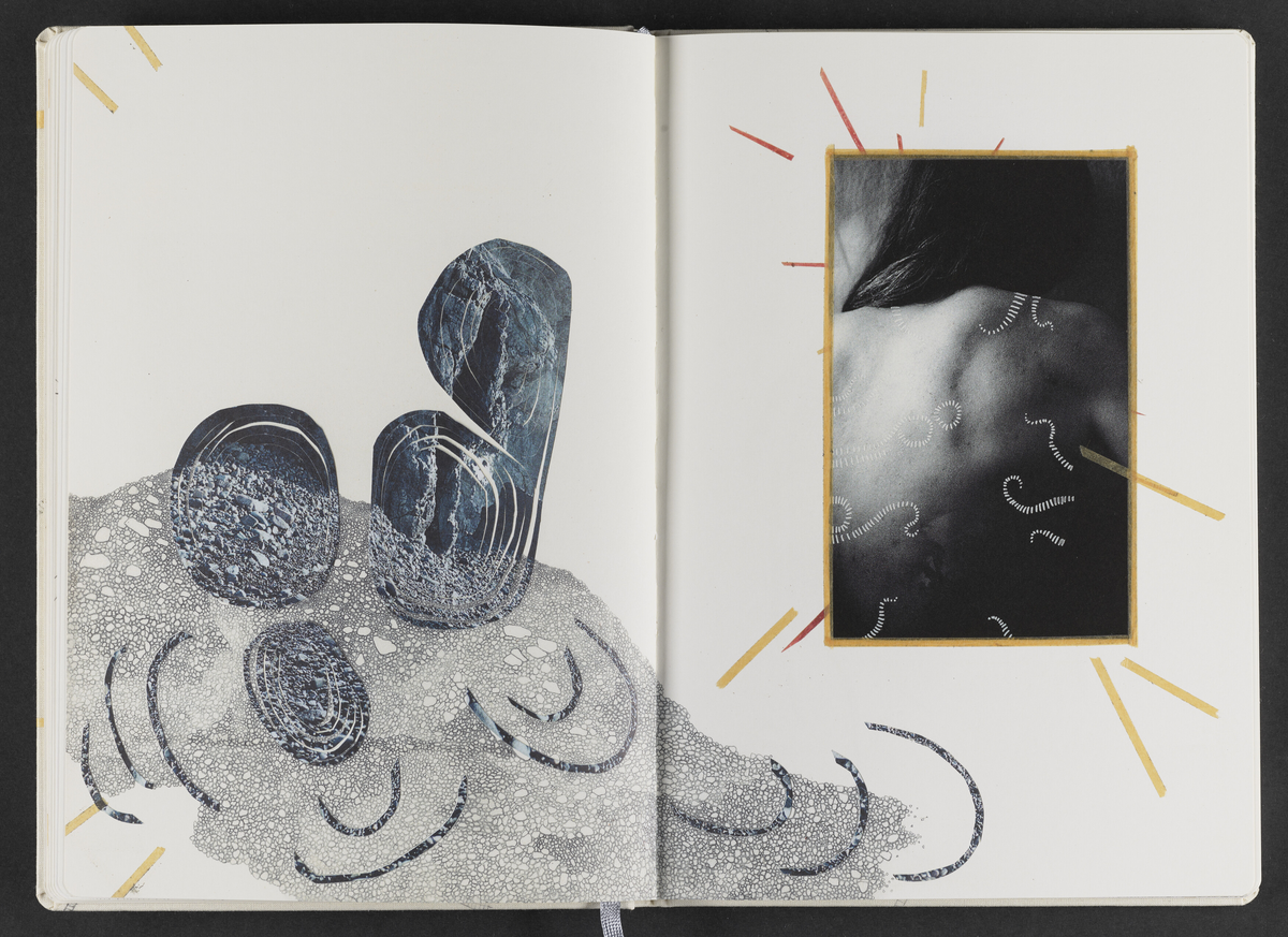 Kunstbok produsert av kunstner Sara Skorgan Teigen. Boken er håndskrevet og med innlimte fotografier, blyanttegninger, originale postivfotografier, silketrykk og tekstiltrykk. Førsteutgave kom ut i et opplag på 750 eksemplarer, og 10 eksemplarer kom i et begrenset opplag med originale verk, hvorav dette er # 2/10.