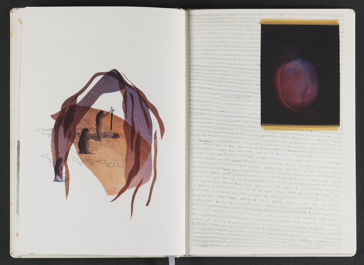 Kunstbok produsert av kunstner Sara Skorgan Teigen. Boken er håndskrevet og med innlimte fotografier, blyanttegninger, originale postivfotografier, silketrykk og tekstiltrykk. Førsteutgave kom ut i et opplag på 750 eksemplarer, og 10 eksemplarer kom i et begrenset opplag med originale verk, hvorav dette er # 2/10.