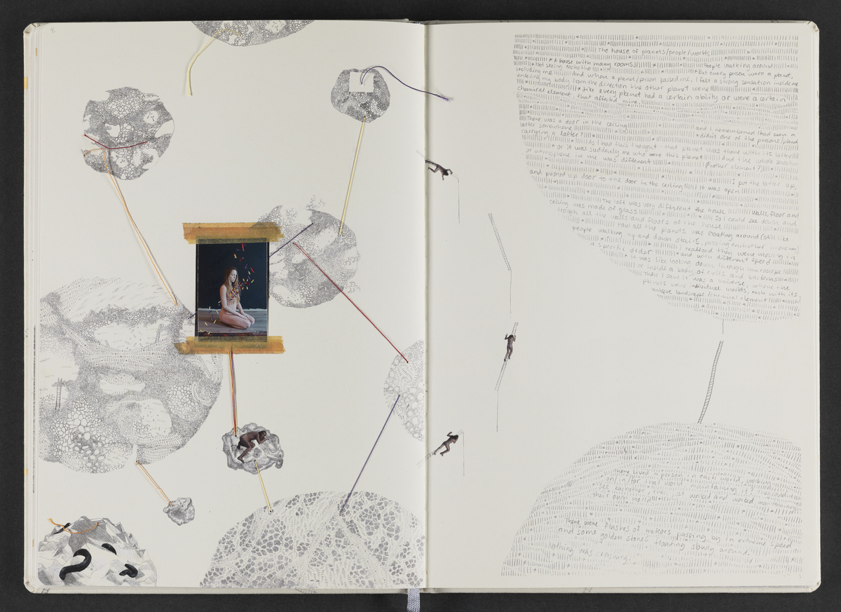 Kunstbok produsert av kunstner Sara Skorgan Teigen. Boken er håndskrevet og med innlimte fotografier, blyanttegninger, originale postivfotografier, silketrykk og tekstiltrykk. Førsteutgave kom ut i et opplag på 750 eksemplarer, og 10 eksemplarer kom i et begrenset opplag med originale verk, hvorav dette er # 2/10.