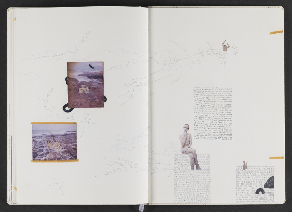 Kunstbok produsert av kunstner Sara Skorgan Teigen. Boken er håndskrevet og med innlimte fotografier, blyanttegninger, originale postivfotografier, silketrykk og tekstiltrykk. Førsteutgave kom ut i et opplag på 750 eksemplarer, og 10 eksemplarer kom i et begrenset opplag med originale verk, hvorav dette er # 2/10.
