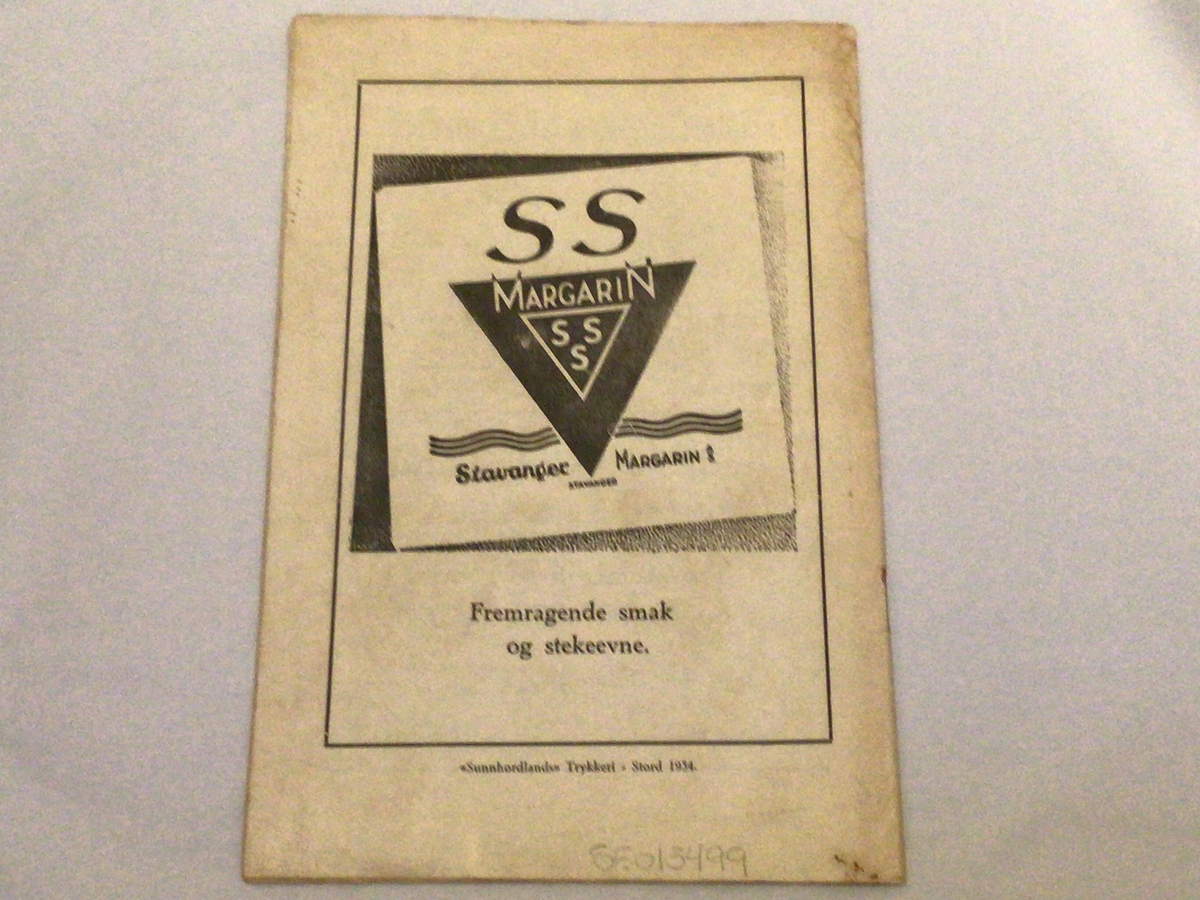 Programhefte med tekstar til songstemne på Leirvik, Stord, Sundag 3.juni 1934