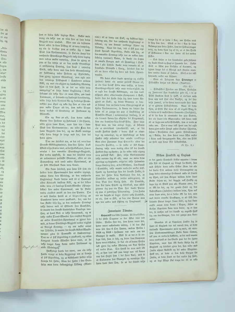 Tidsskrift frå boksamlinga til Ivar Aasen