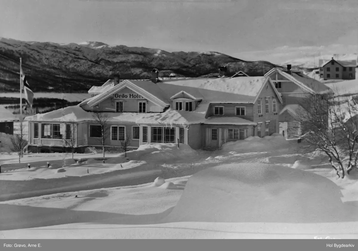 Hotell, Geilo Hotell, vinter, turistbedrift,