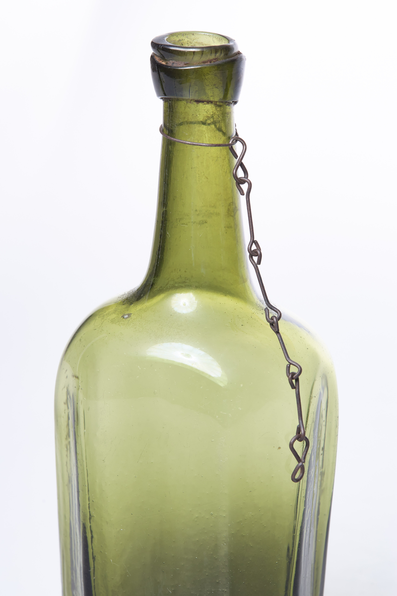 Glassflaske.