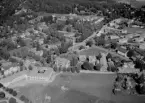 Flygfoto över Leksand 1956.