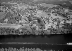 Flygfoto över Leksand 1960.