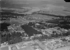 Flygfoto över Kvarnsveden, Borlänge 1935-1937.