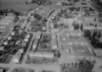 Flygfoto över Krylbo, Avesta 1962.