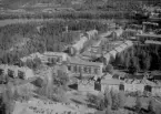 Flygfoto över Kvarnberget, Falun 1964.