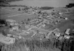 Flygfoto över Kumbelnäs, Mora 1966.