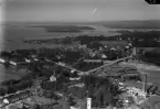 Flygfoto över Korsnäs, Falun 1935-1937.