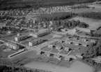 Flygfoto över Karlbo, Avesta 1967.