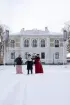 Vänersborg museum. Vinter i Museiparken