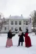 Vänersborg museum. Vinter i Museiparken