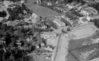 Flygfoto över Långshyttan, Hedemora 1953.