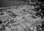 Flygfoto över Ludvika 1965.