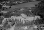 Flygfoto över Ludvika lasarett 1965.