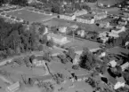 Flygfoto över Långshyttan, Hedemora 1967.