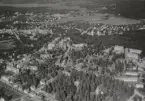 Flygfoto över Ludvika år 1950.