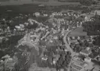 Flygfoto över Ludvika år 1950.