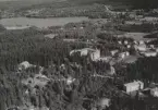 Flygfoto över Ludvika år 1950.