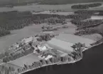 Flygfoto över Ludvika år 1950.