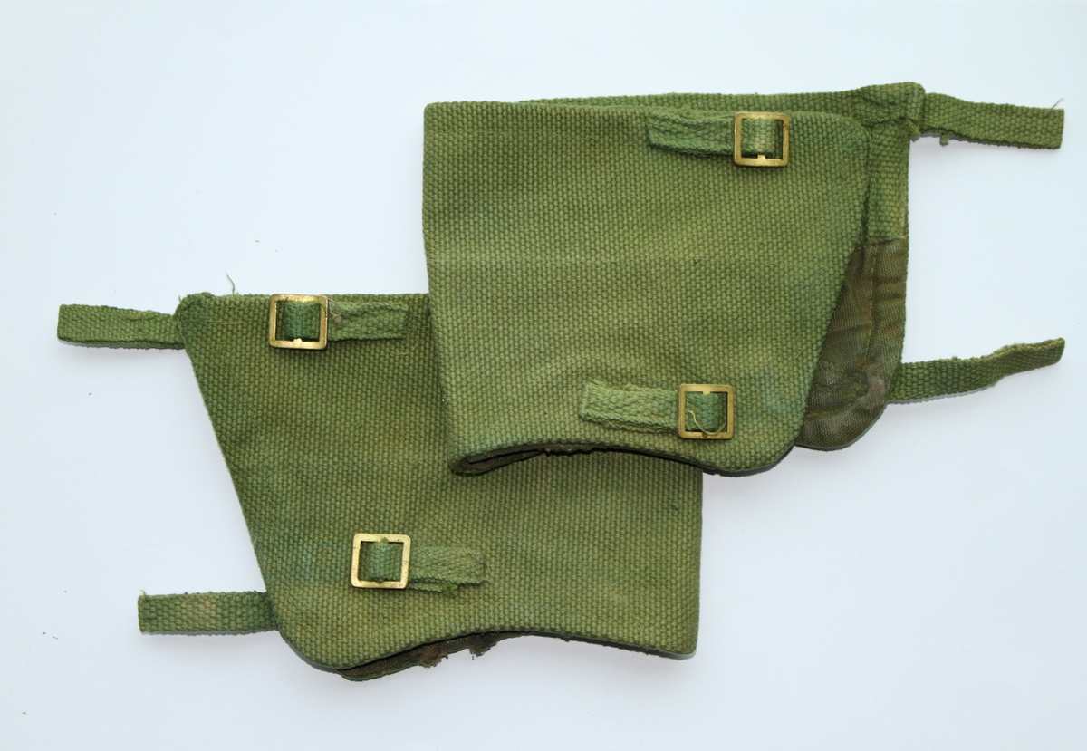1 par grønne anklets til feltuniform
