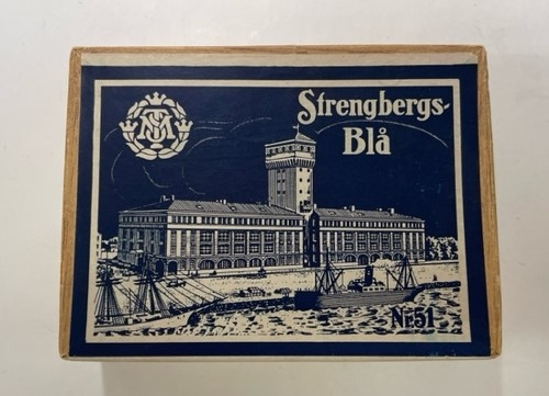 Cigarrlåda STM, Strengbergs-Blå Nr 51
