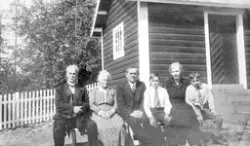 Familien Værnes på Solabu.