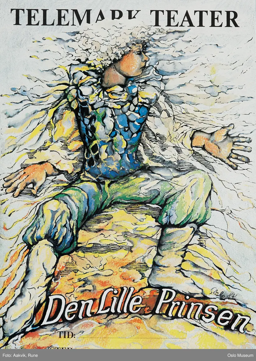 Den lille prinsen (1984 Telemark Teater) [grafikk]