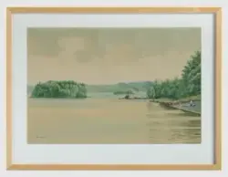 Vid Viaredsjön [Akvarell]