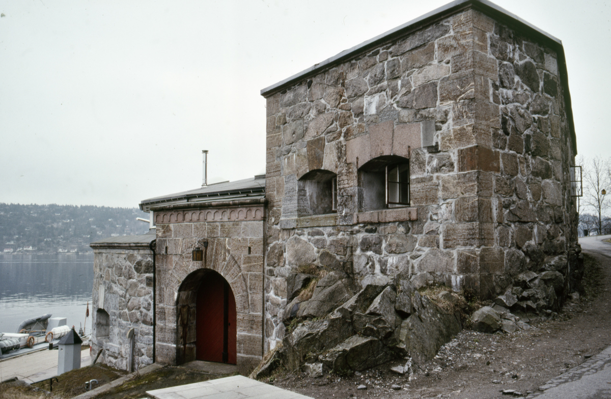 Oscarsborg festning, bygd 1846 – 56. Borgport